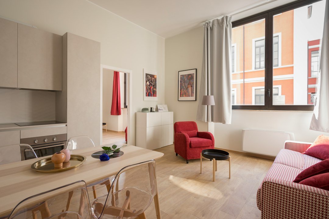 Modern city apartment rental interior
